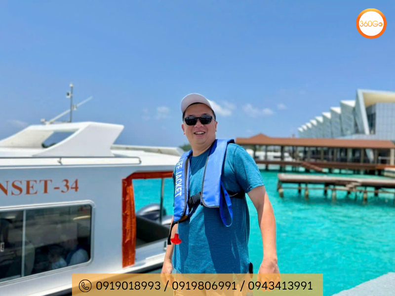 Làn nước Maldives xanh trong như pha lê - Du lịch 360Go